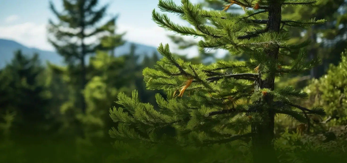 special service with forest view